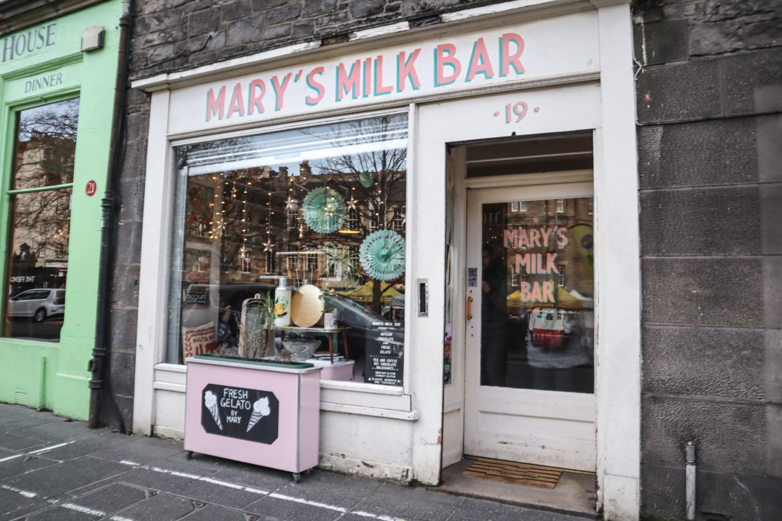 Mary Milk Bar Food Grassmarket Edinburgh