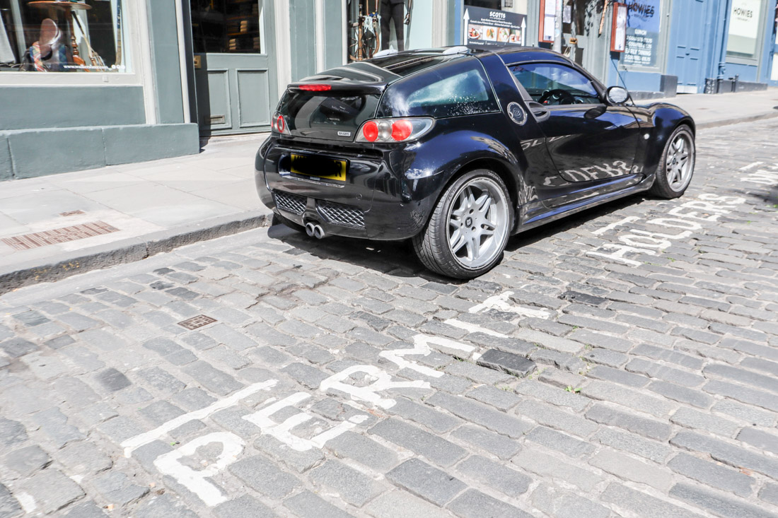 Victoria Street Parking Permit Car Transport Edinburgh