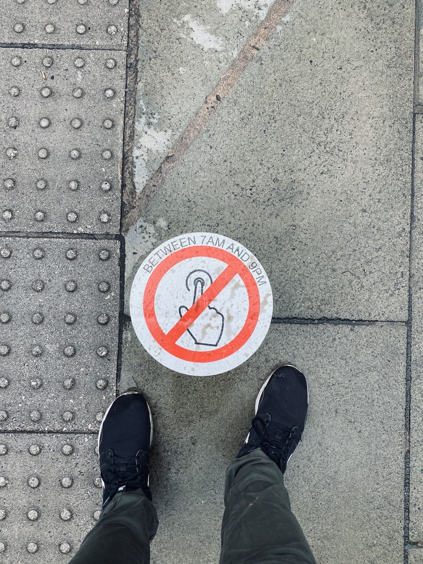 No touch pedestrian crossing edinburgh