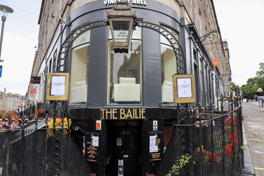 The Bailie Bar Stockbridge Edinburgh_