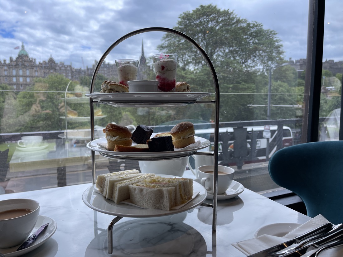 Afternoon Tea Mecure Hotel Edinburgh Food