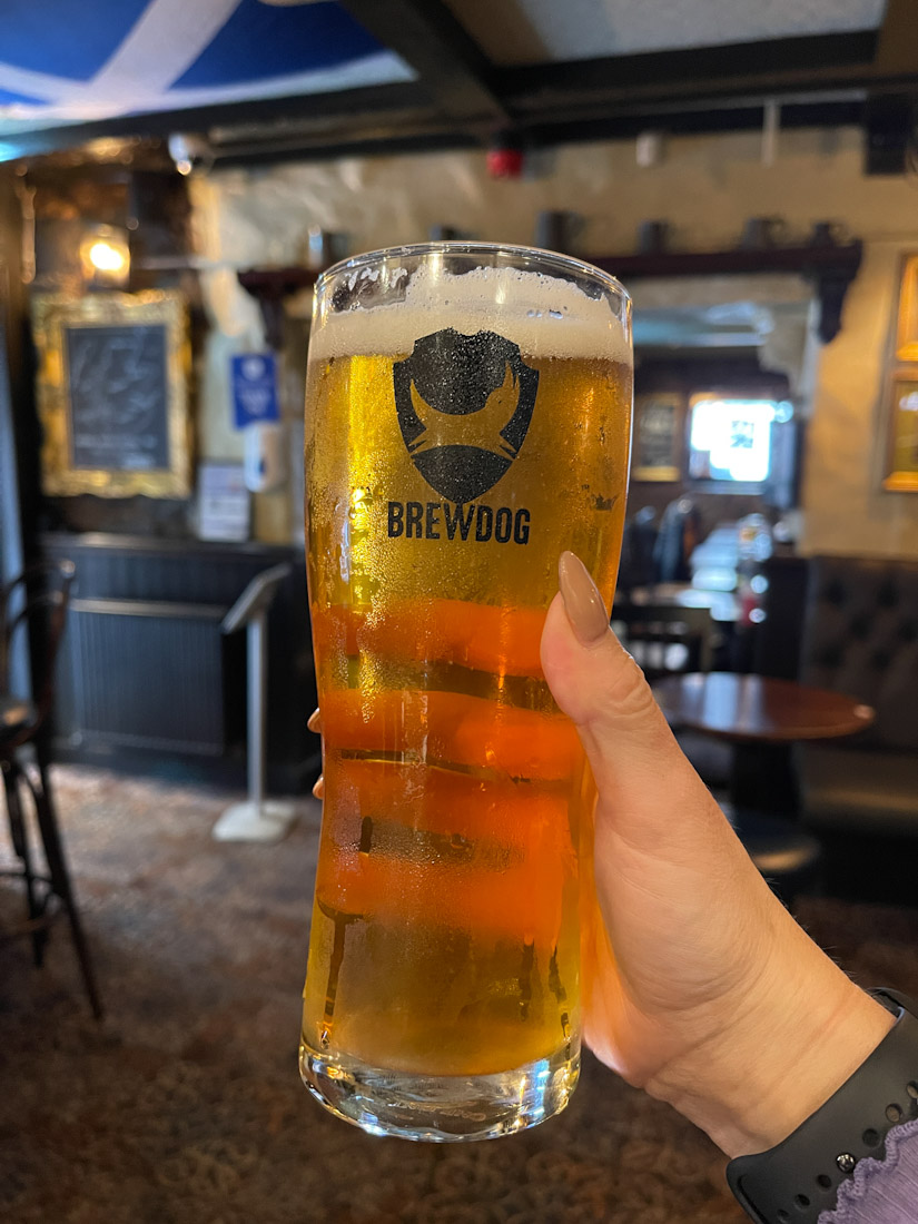 The Worlds End pub Old Town Brewdog beer