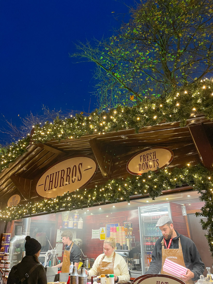 Churros Edinburgh Christmas Market