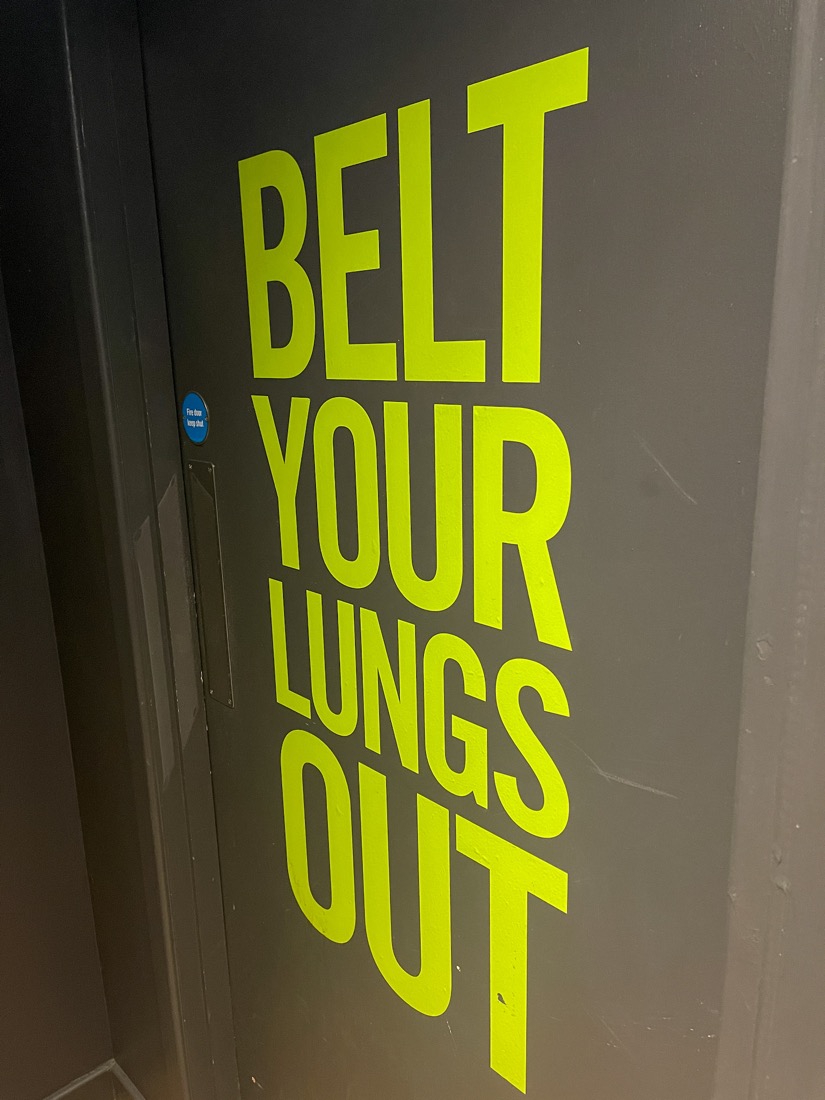 Belt Your Lungs Out Supercube Karaoke door