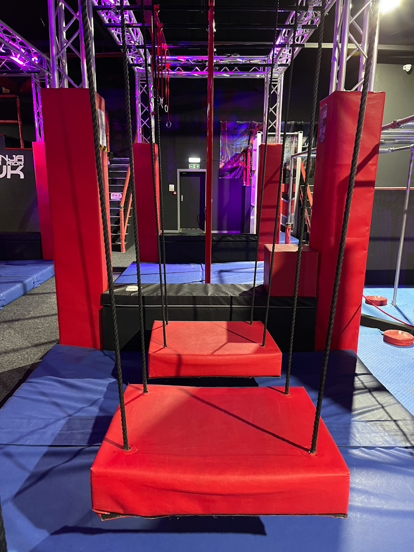 Obstacle course at Ninja Warrior