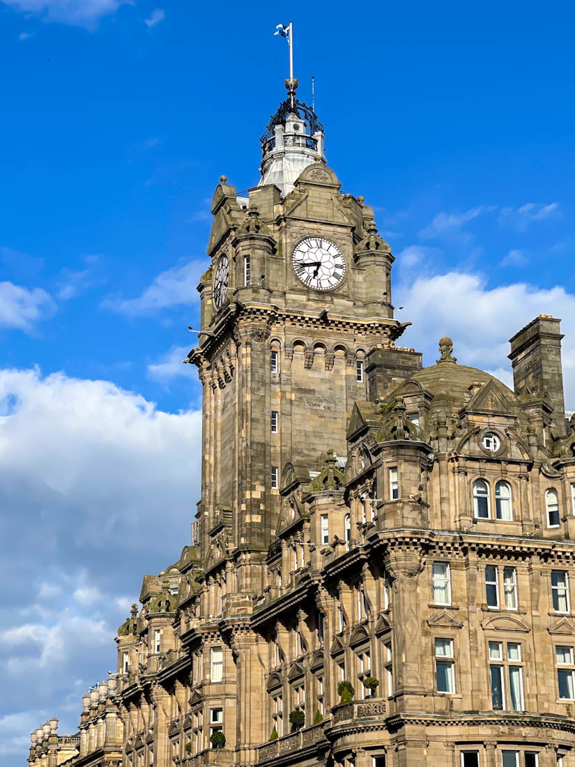 The Balmoral Clock Edinburgh hotel