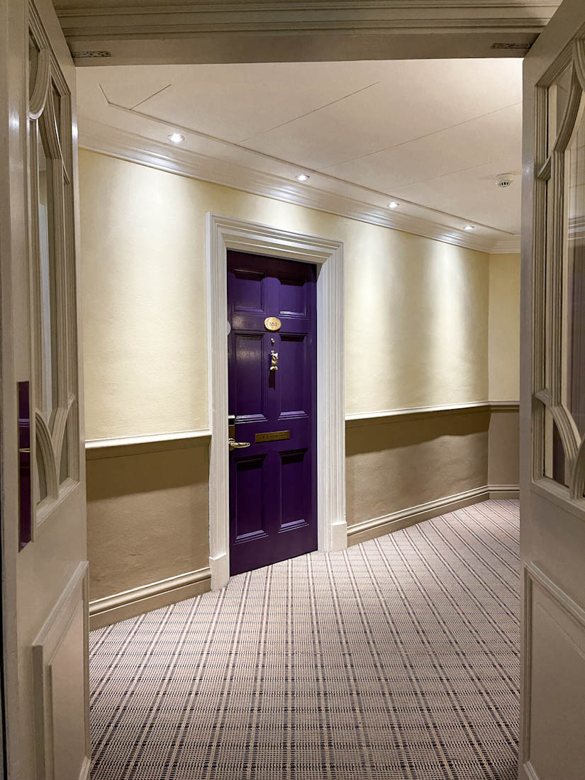 The Balmoral Hotel JK Rowling Suite door
