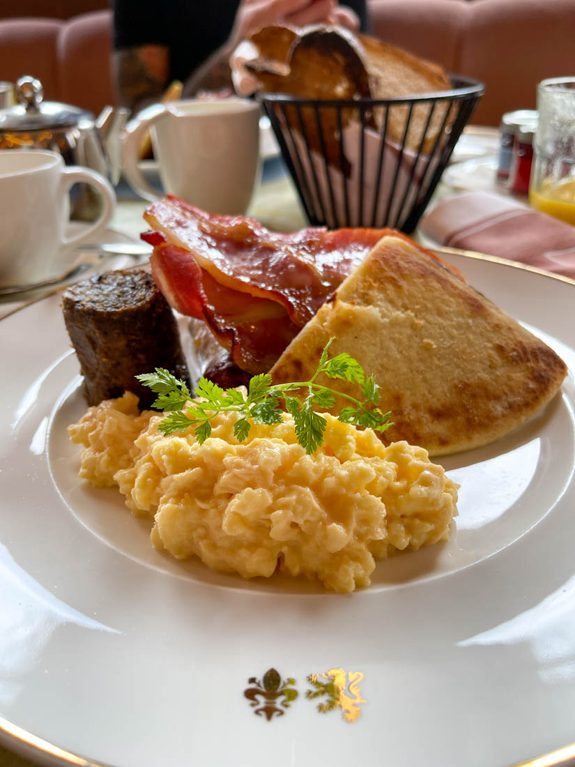 The Balmoral Hotel Prince Brassiere full Scottish breakfast