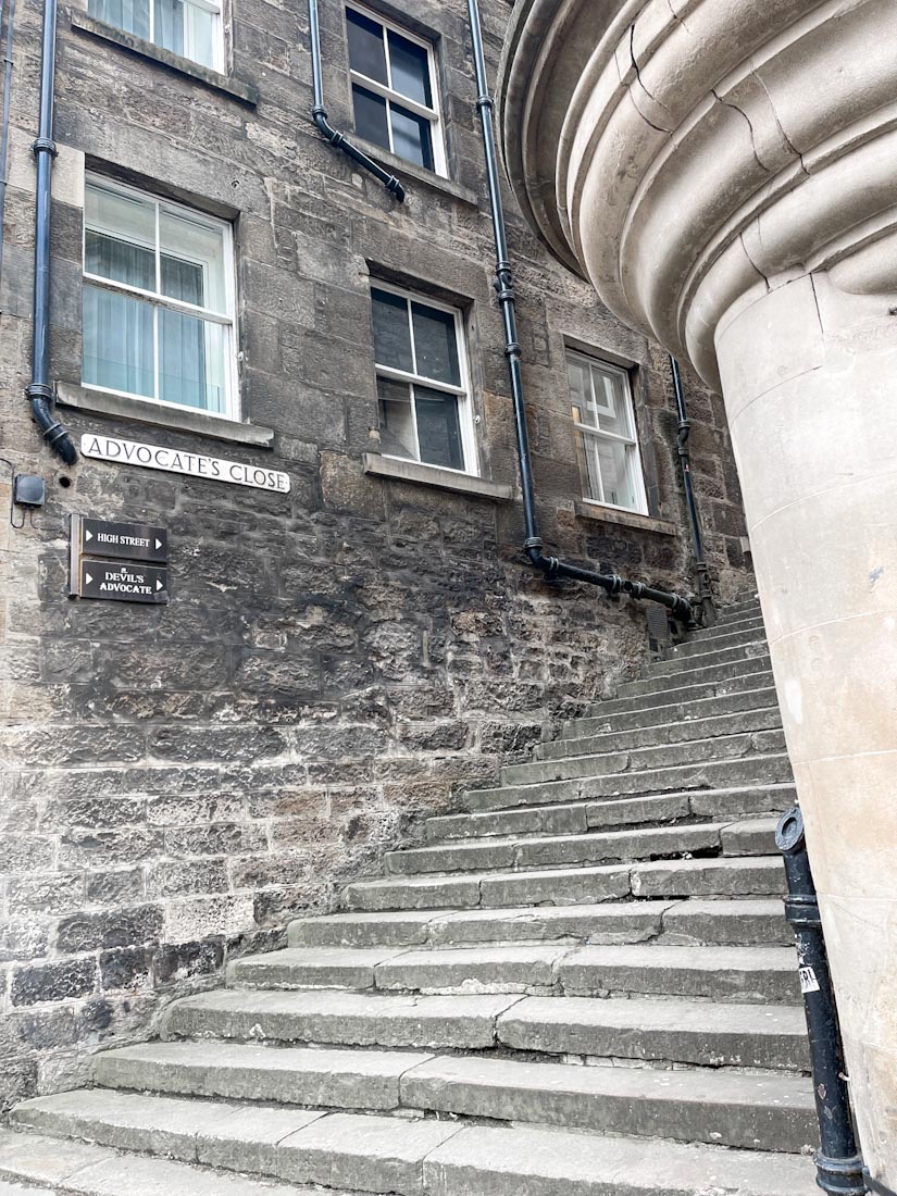Stairs at Advocate Close