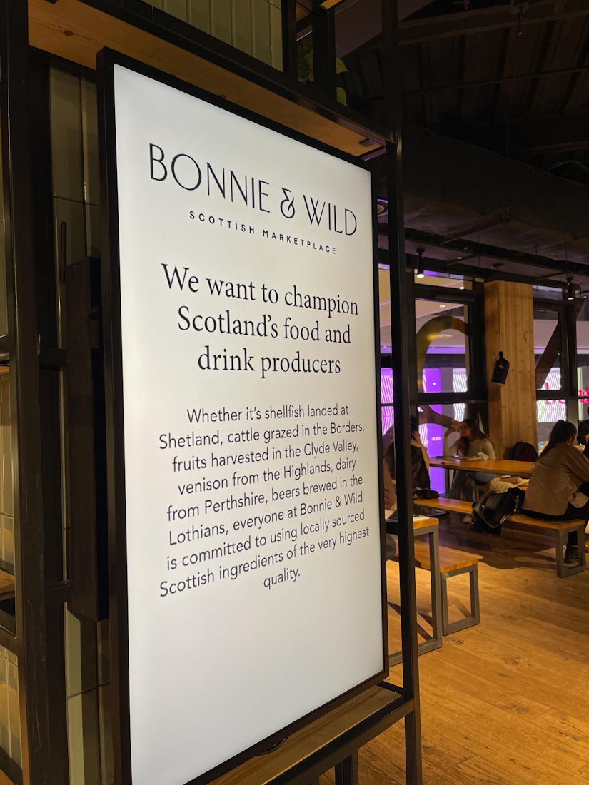 Bonnie and Wild sign