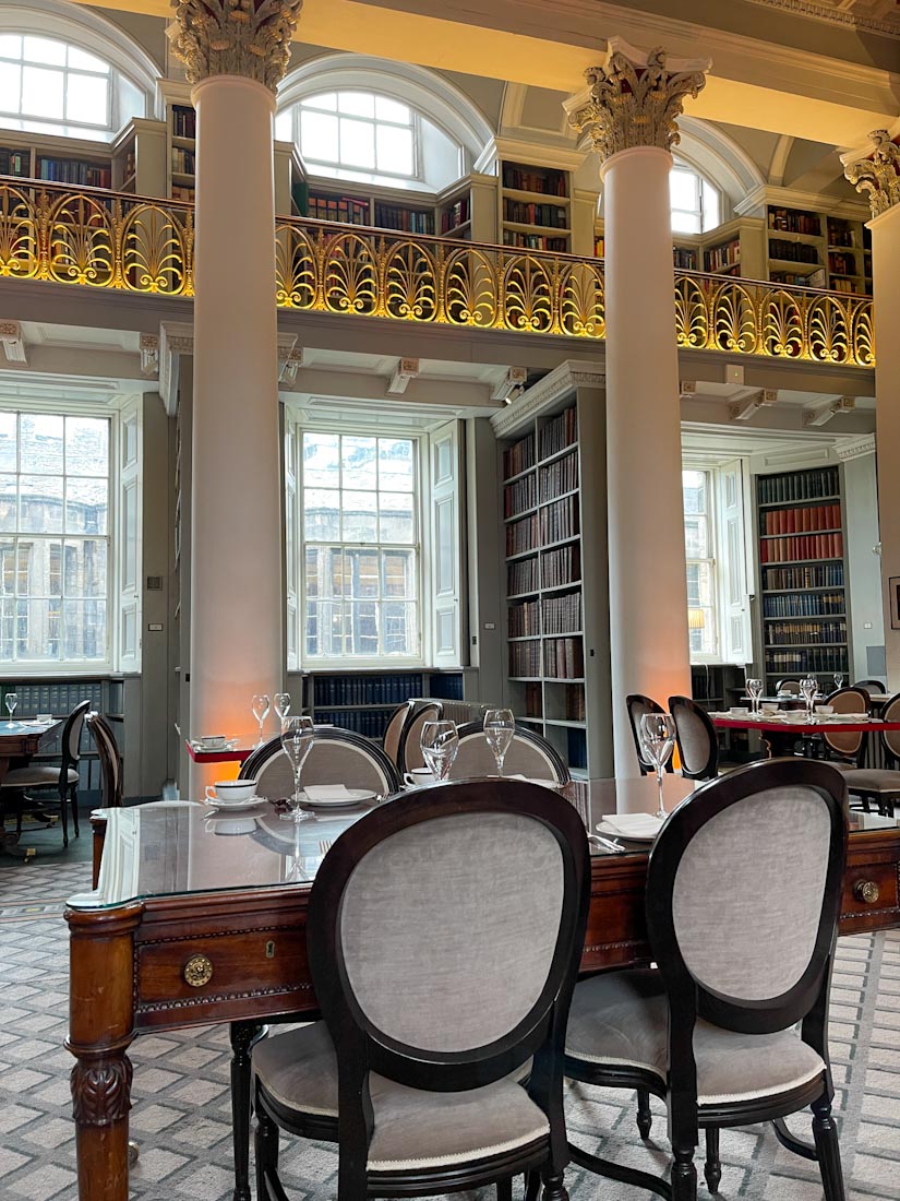 Signet Library dining room afternoon tea