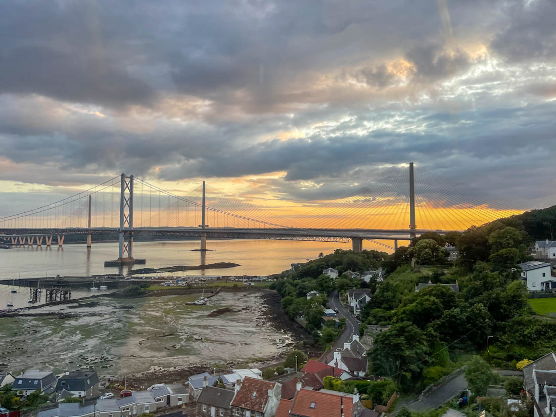 North Queensferry Fife at Sunset