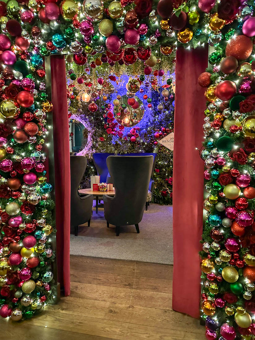 Tigerlily Bar Christmas Decorations Interior Edinburgh