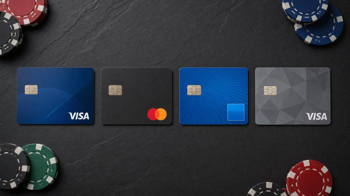 Visa, Mastercard, American Express and prepaid cards compared for offshore casino deposits