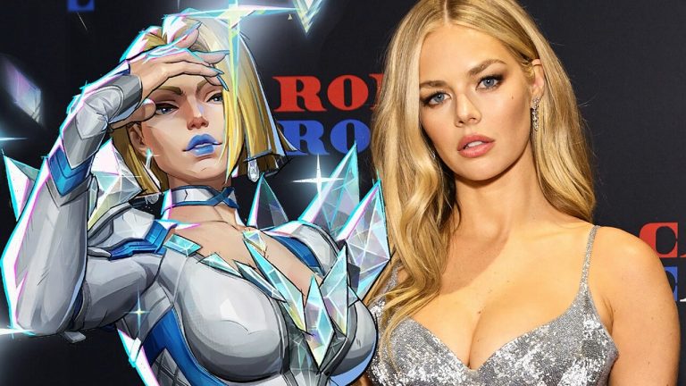 The New Emma Frost Hauls Her PS5 to Every Film Set — Samara Weaving Is a Serious Gamer