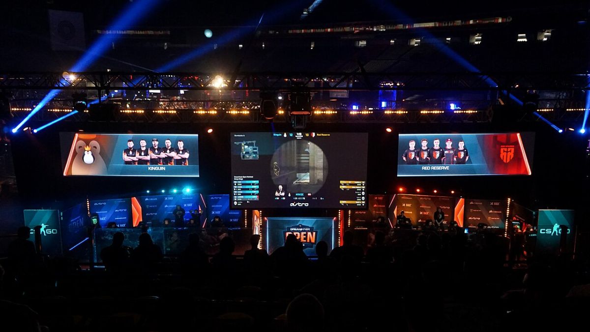 Counter-Strike esports arena packed with fans