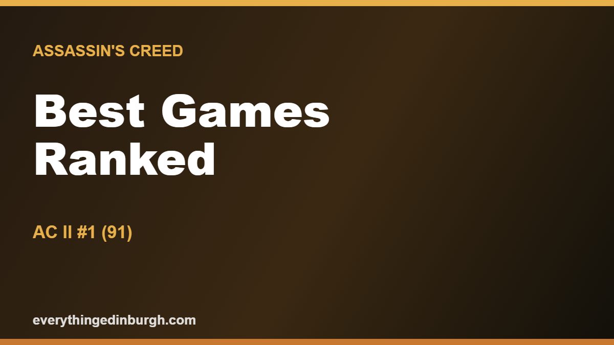The Best Assassin’s Creed Games, Ranked