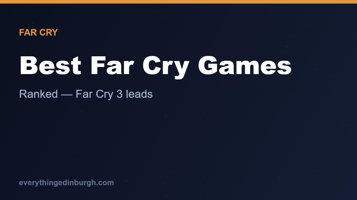 The Best Far Cry Games, Ranked