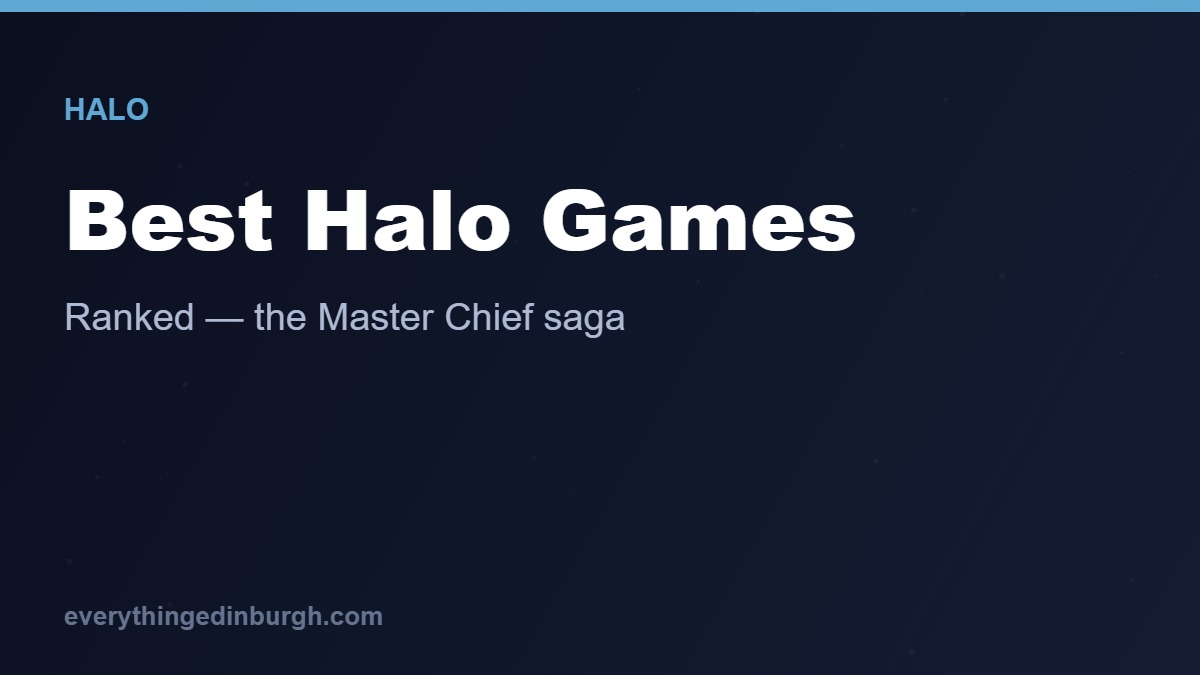 The Best Halo Games, Ranked