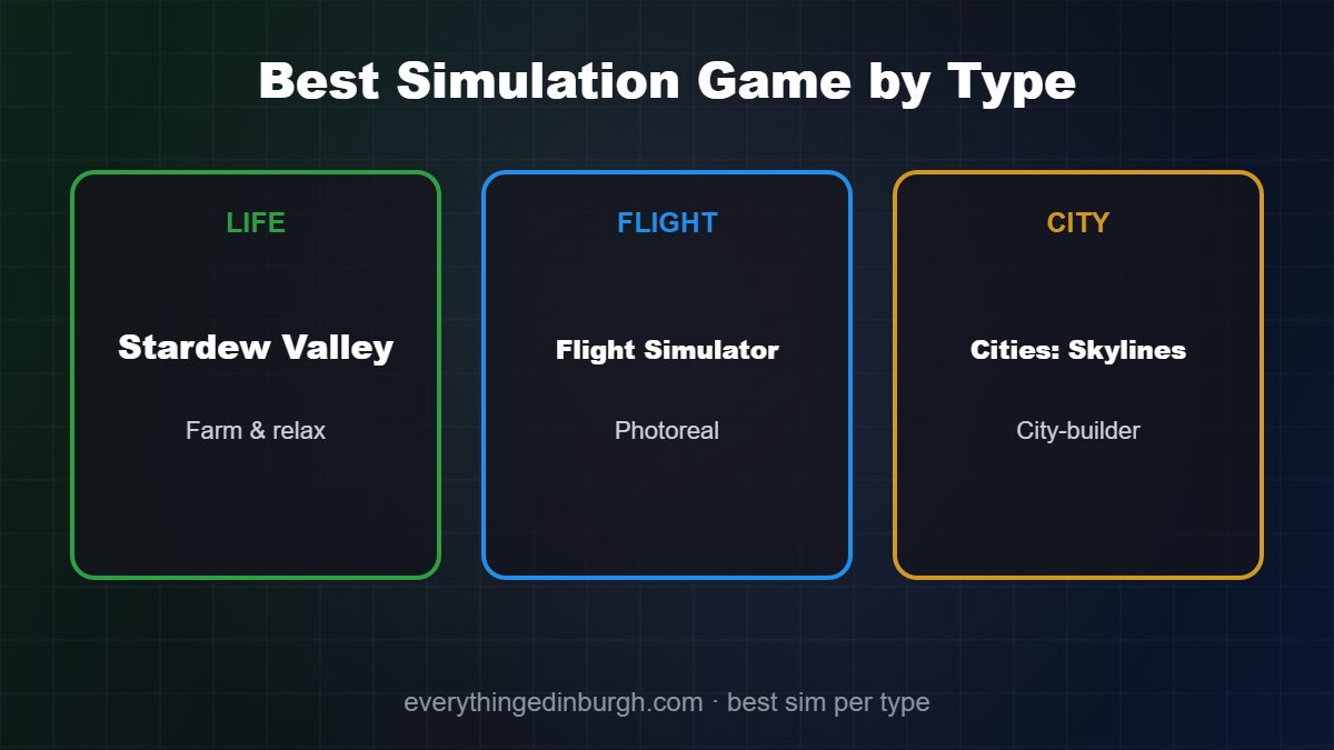 The best simulation games by type: Stardew Valley, Microsoft Flight Simulator and Cities Skylines