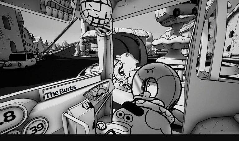 Double Fine's First Post-Xbox Game Thank You Bus Driver Lands in Two Weeks
