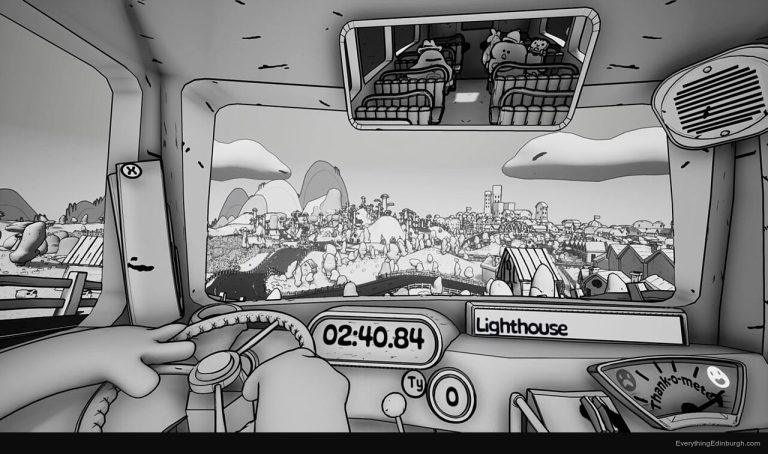 Double Fine Returns as an Indie Studio with a Chaotic Comedy Bus Game