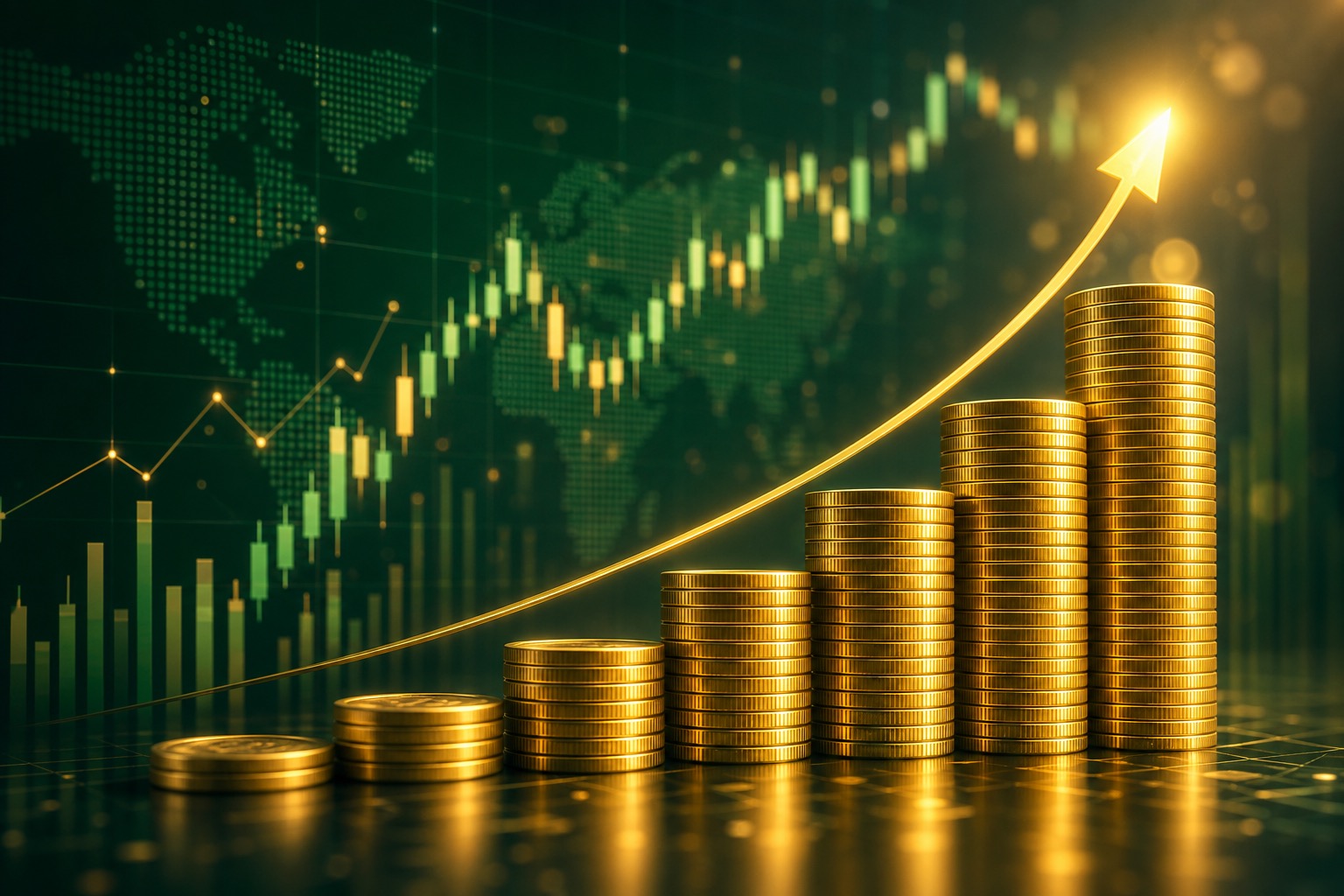 Gráfico de estrategias de inversión con activos de renta fija y variable