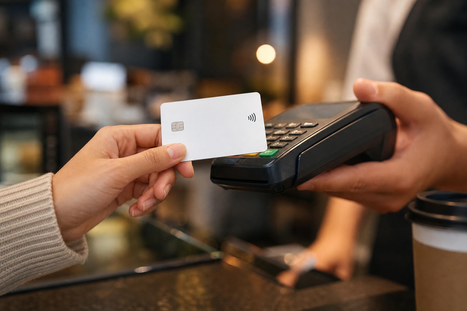 Pago con tarjeta prepago en terminal contactless