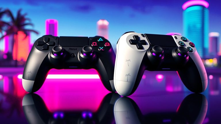 Sony lanza dos mandos DualSense de edición limitada inspirados en GTA 6