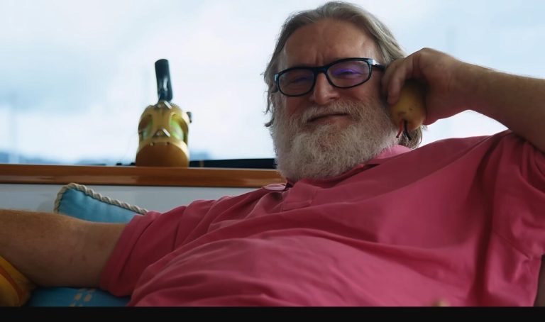 Gabe Newell practicó canto de garganta mongol cinco meses en la oficina de Valve y luego llenó una habitación de espadas medievales