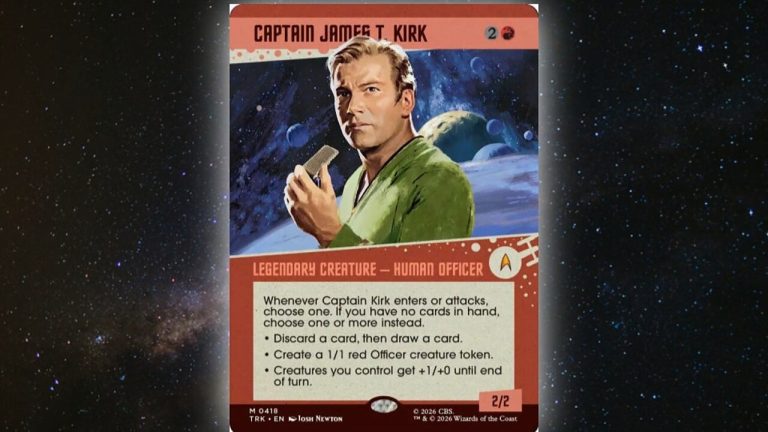 Brandon Sanderson over de Kirk-kaart in MTG Star Trek: 'Ze hebben het perfect gedaan'