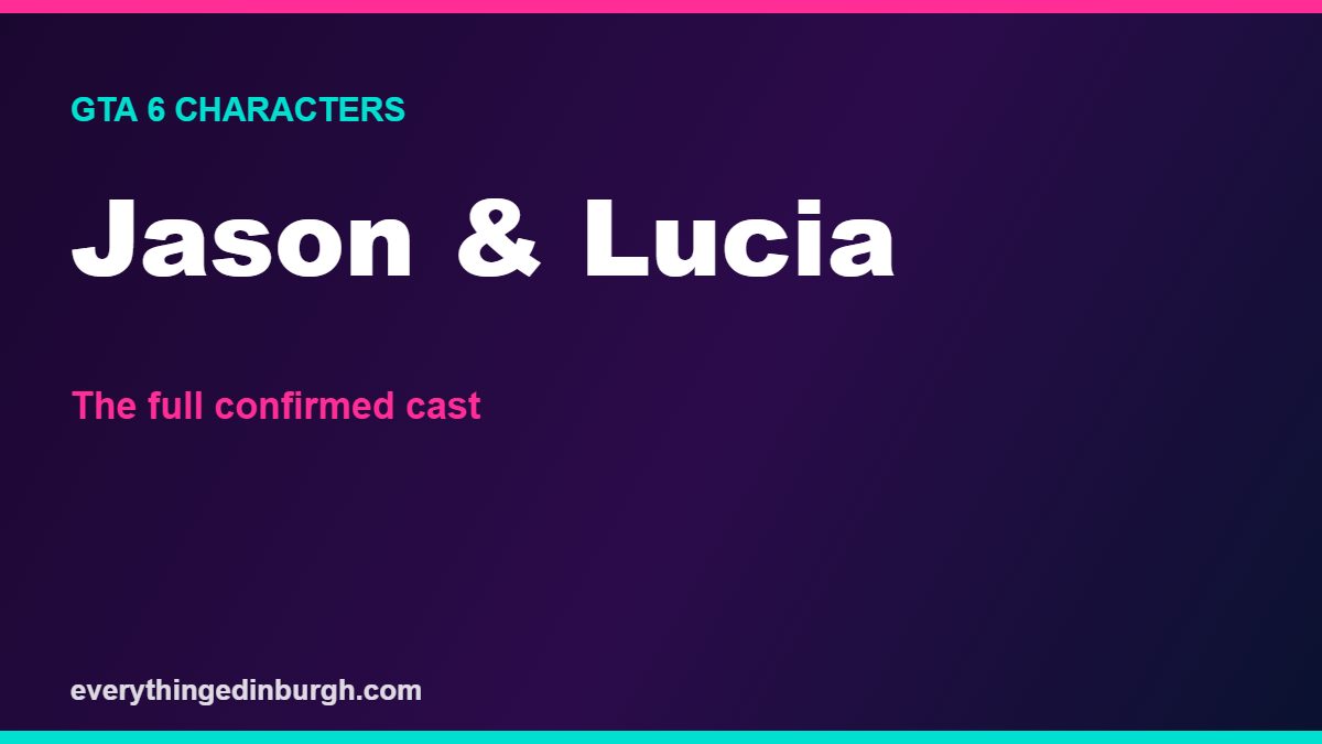 GTA 6 Characters — Lucia, Jason & the Full Cast