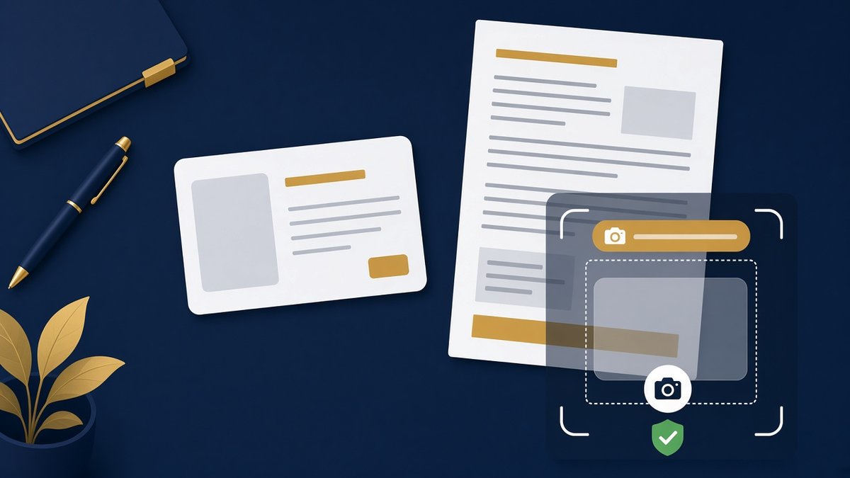 Documentos de identidad preparados para verificar la cuenta antes de cobrar