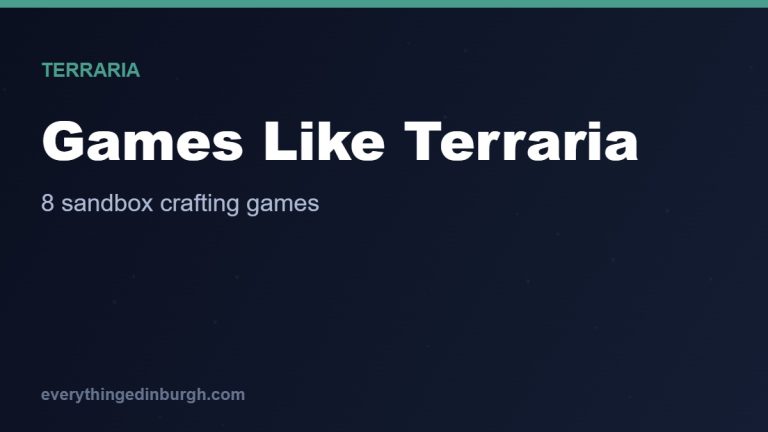 The Best Games Like Terraria