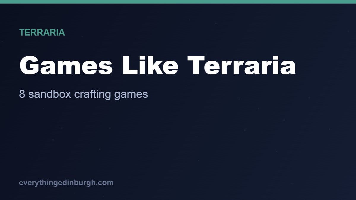 The Best Games Like Terraria
