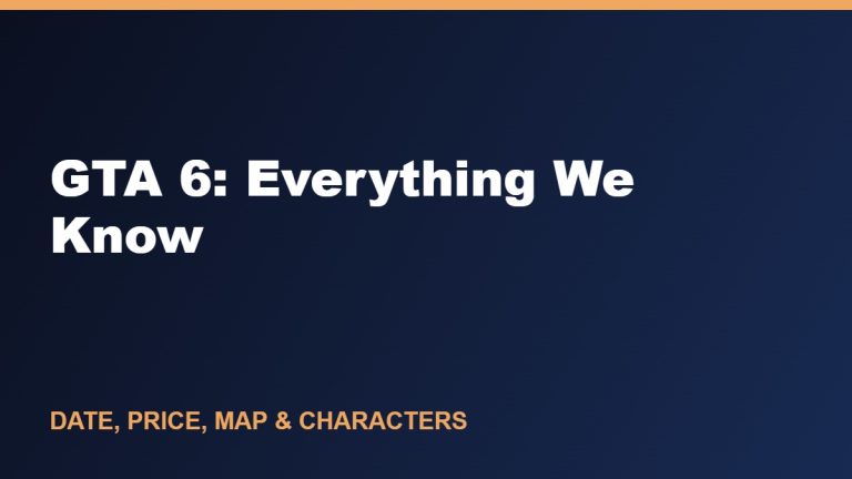 GTA 6: Everything We Know (Release Date, Price, Map, Characters)
