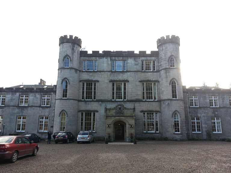 Front of Melville Castle hotel near Lasswade, Midlothian