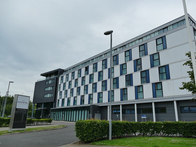 Novotel Edinburgh Park hotel building, west Edinburgh